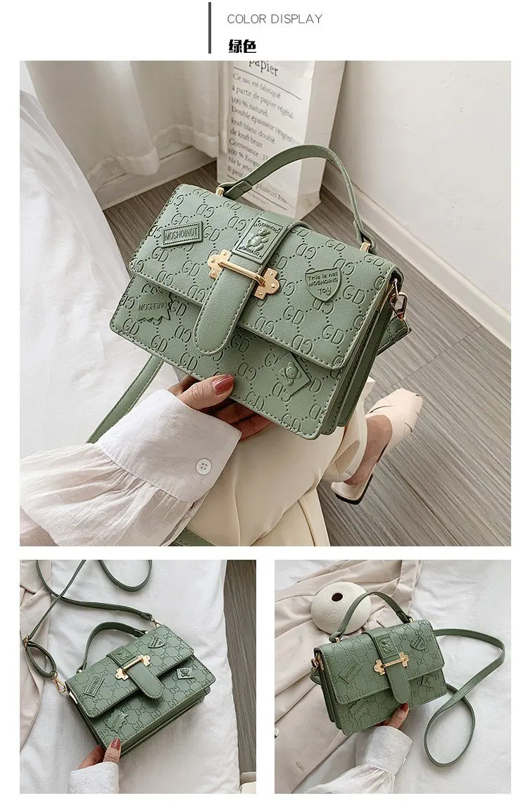 Новинка 2020 женская сумка модная подходящая ко всему мессенджер квадратная слинг