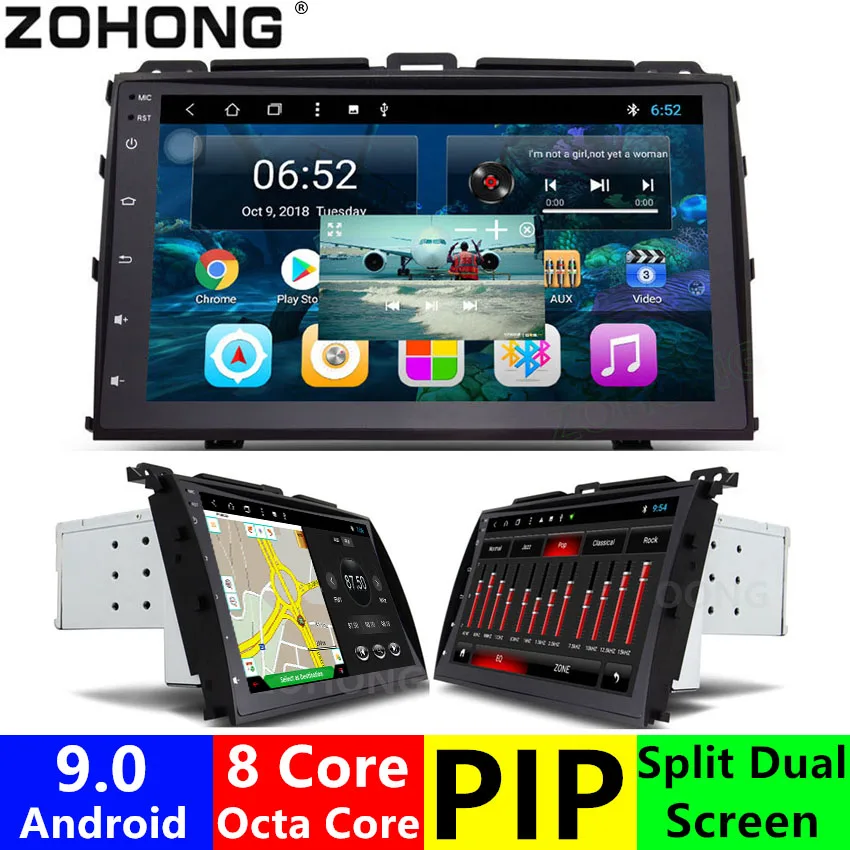 4G 64G Android 9,0 DSP ips AV выход автомобильный gps для Toyota Prado 120 Lexus GX470 экран Навигация стерео радио без DVD плеера