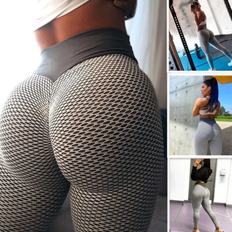 

Women Yoga leggings Seamless Fitness High Waist Butt lift pants Gym Push Up Workout Legging Fashion Patchwork Print Sport Pants