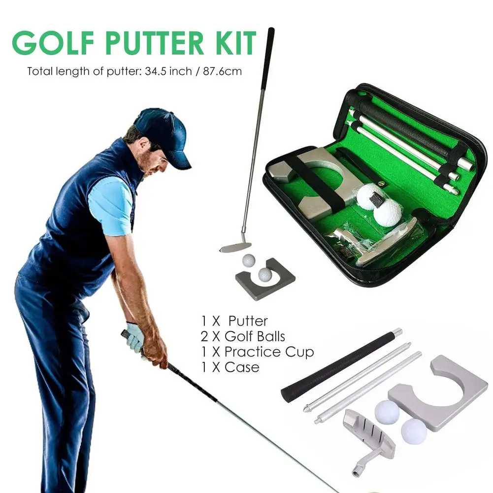 Клюшки для гольфа, набор Портативный в помещении/на открытом воздухе установка тренера комплект для игры в гольф колышки для гольфа Гольф а...
