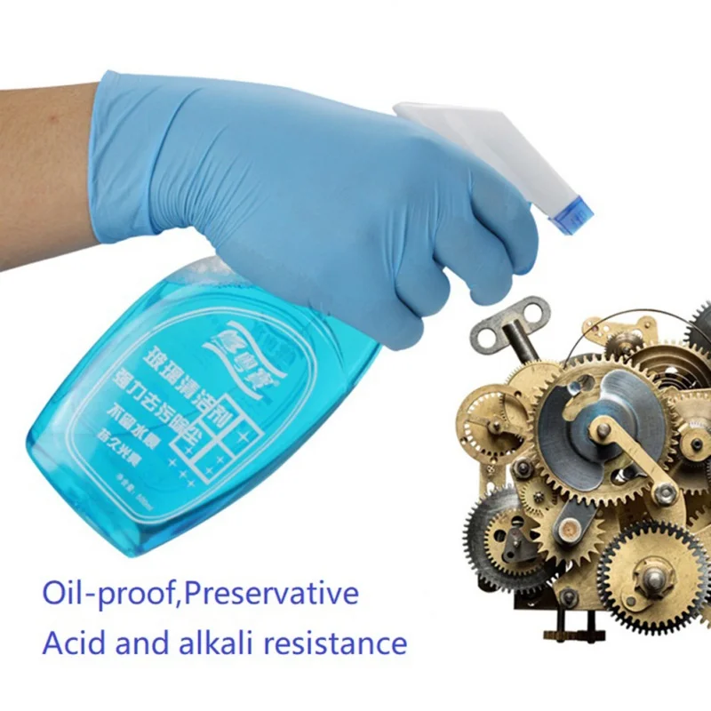 100 шт. одноразовые нитриловые перчатки|Защитные перчатки| |