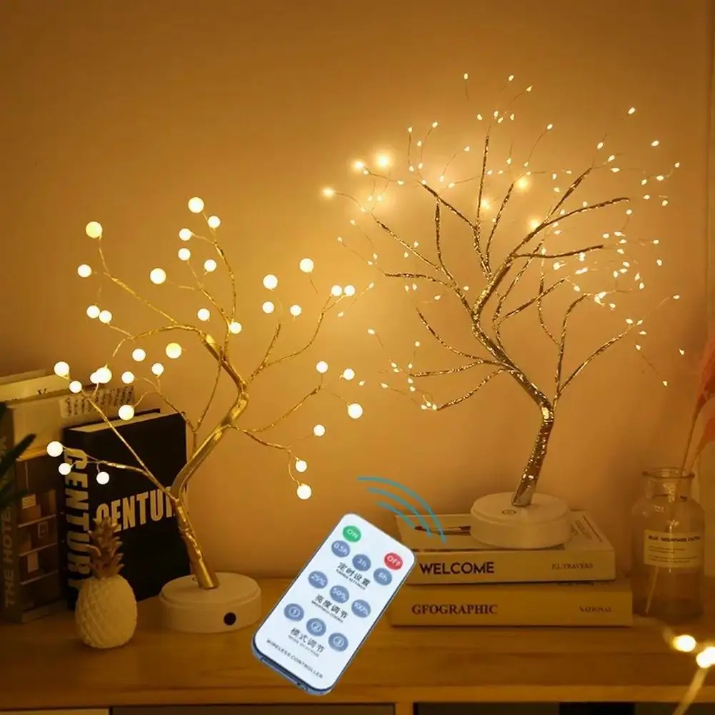 Мини-лампа для рождественской елки с дистанционным управлением украшения