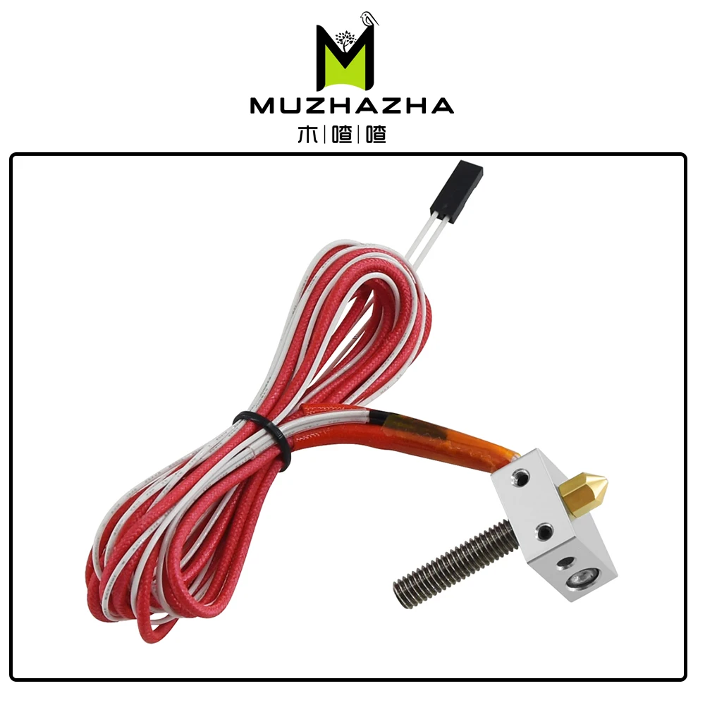 DIY Hotend комплект сопла MK8 горло экструдера обогреватель 1 75 мм/0 4 мм Экструдер