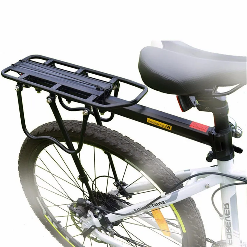 WEST BIKING стойка для велосипеда из алюминиевого сплава, 50 кг, багаж, задний багажник для велосипеда, MTB, задняя полка для велосипеда, велосипедные стойки