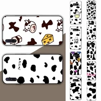 milk cow print phone case for samsung note 5 7 8 9 10 20 pro plus lite ultra a21 12 72