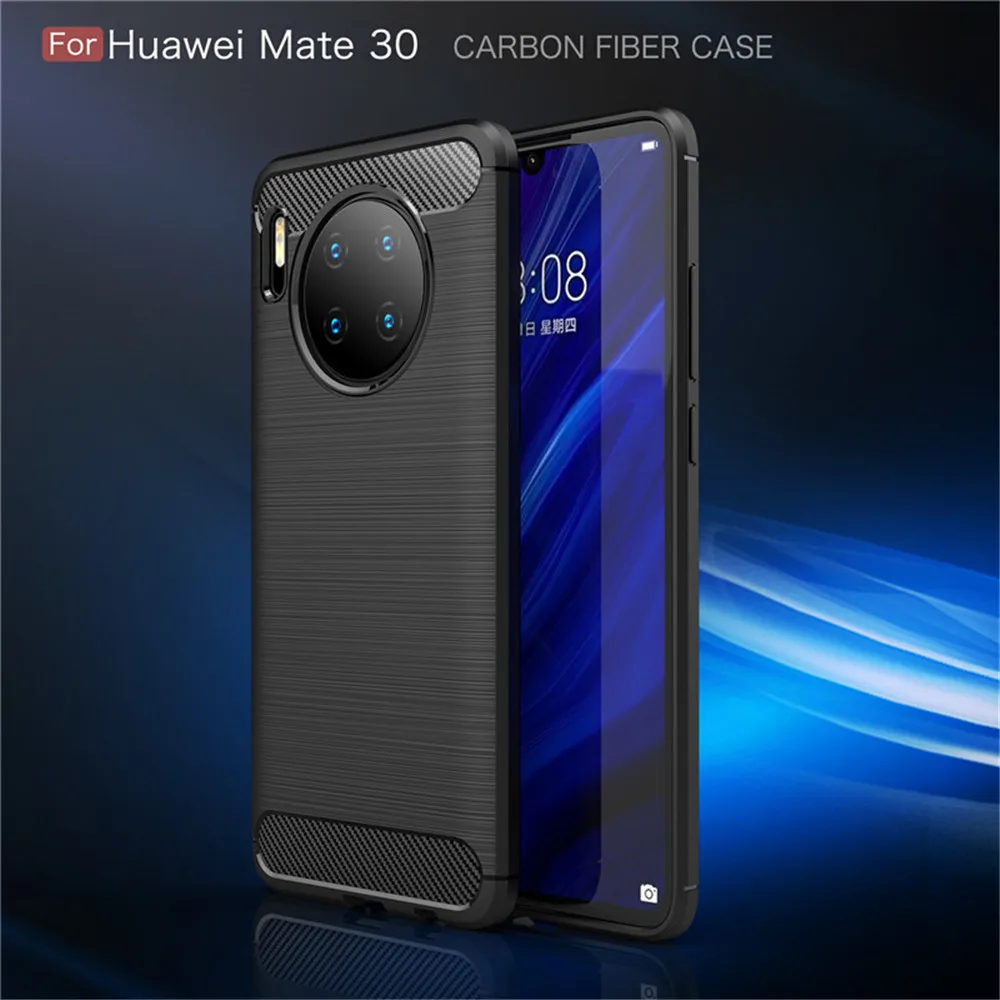 Для huawei mate 30 чехол Роскошный полный Мягкий ТПУ силиконовый противоударный для