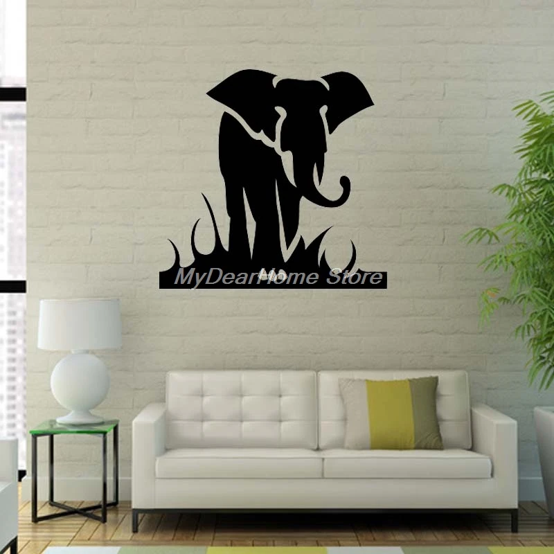 Elephant African Art Wall Sticker Decal Vinyl Decor Home Decoration Room Stickers