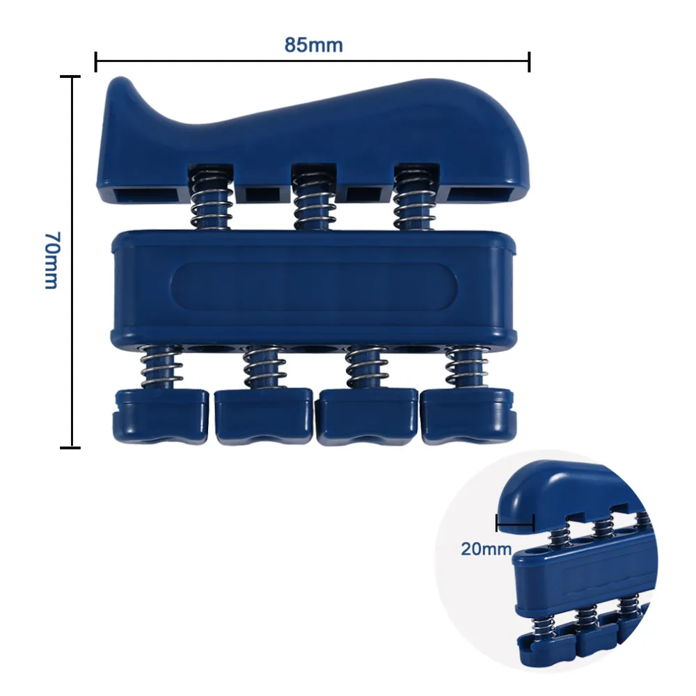 TSAI Adult Fingers Self Strength Exerciser Heavy Wrist Tension Extend Hand Master Trainning Fitness Equipment Blue Wholesale