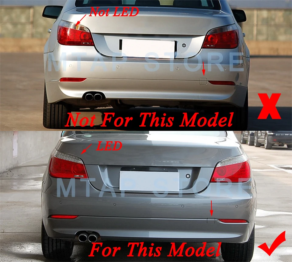 Противотумансветильник ры для заднего бампера MTAP отражатель BMW 5 серии E60 LCI 2005-2009