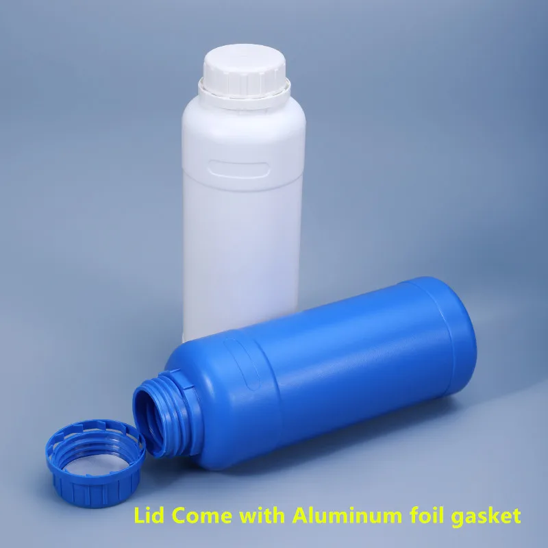 500 мл пустая круглая бутылка с крышкой из пищевого полиэтилена повышенной