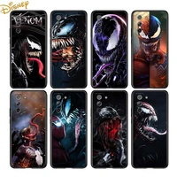 venom marvel hero for samsung galaxy s21 ultra plus note 20 10 9 8 s10 s9 s8 s7 s6 edge plus black phone case