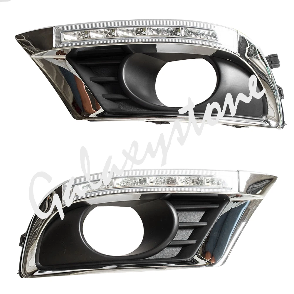 Светодиодные дневные ходовые огни противотуманные фары чехол для Toyota Camry XV40 Sedan