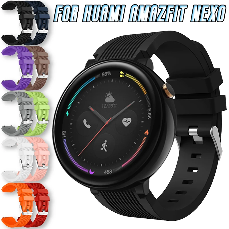 

Силиконовый ремешок для смарт-часов Huami Amazfit Nexo 22 мм