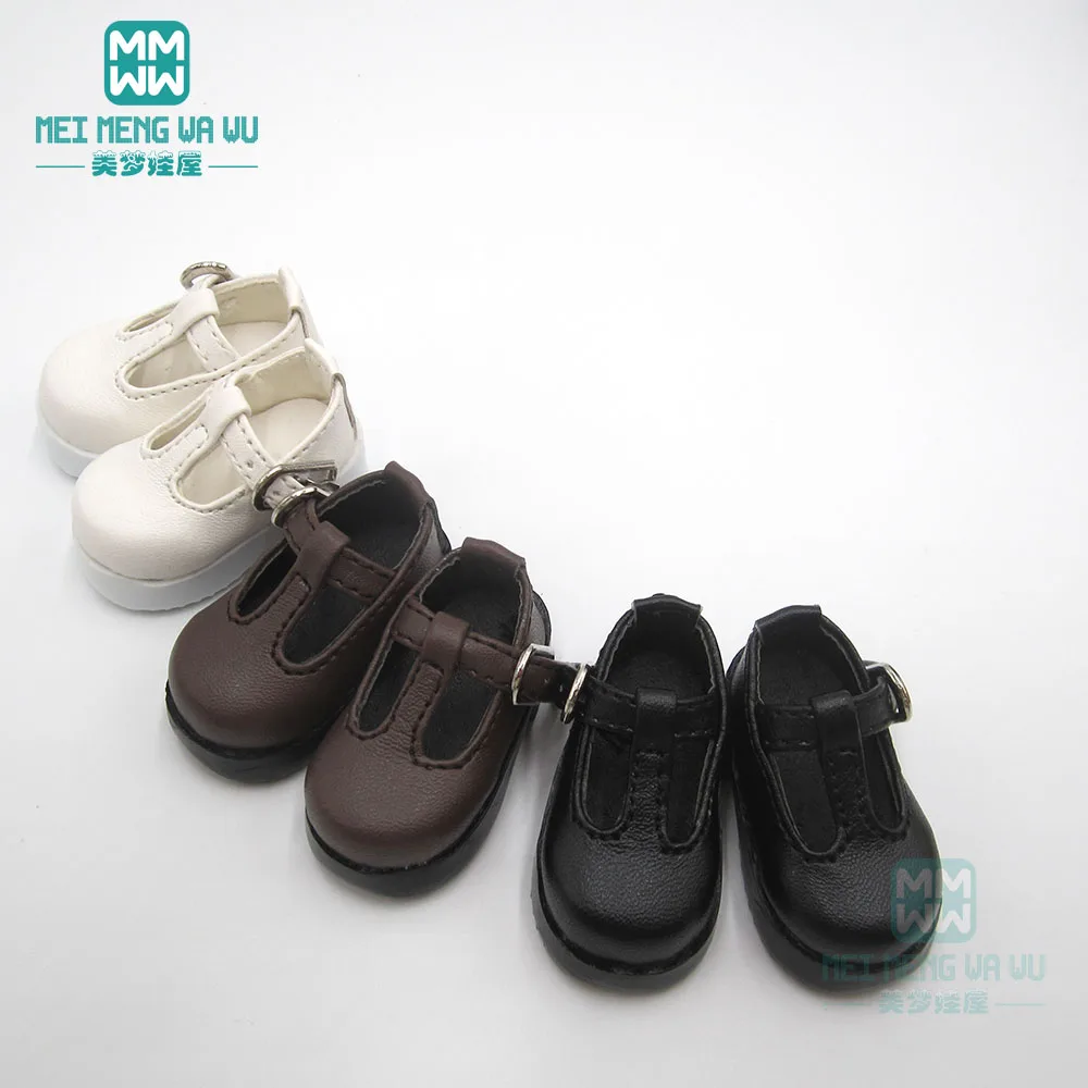 5 см * 2 6 1/6 BJD обувь для девочек YOSD MYOU кукольная на толстом каблуке черные белые