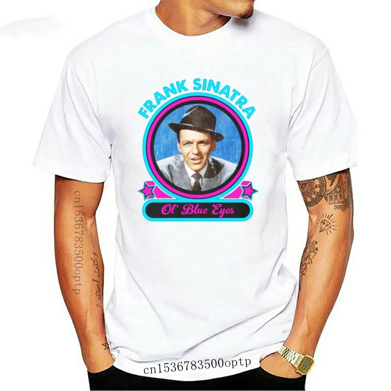 

New Frank Sinatra Ol Blue Eyes T-Shirt Men Black S-5Xl Awesome Gifts Retro Tee Shirt