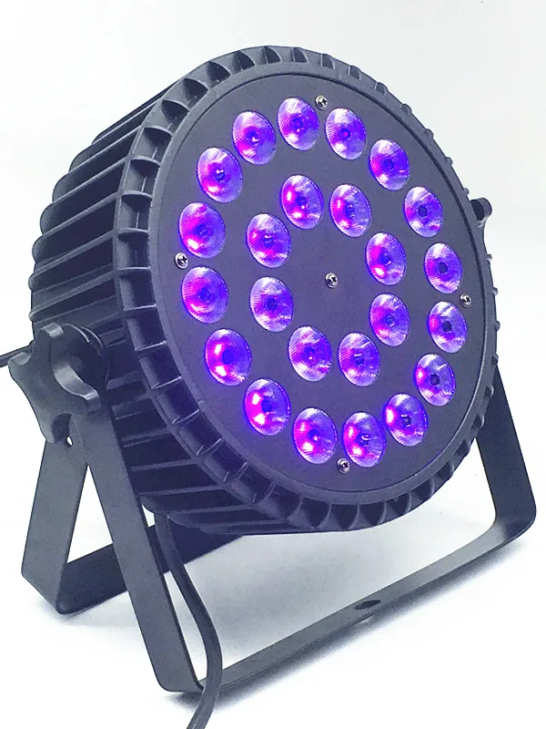 24x18 Вт RGBWA+ UV 6в1 DMX светодиодный прожектор для диджея iluminacion 6в1 rgbwa uv llevo luz de la igualdad dj dmx luz