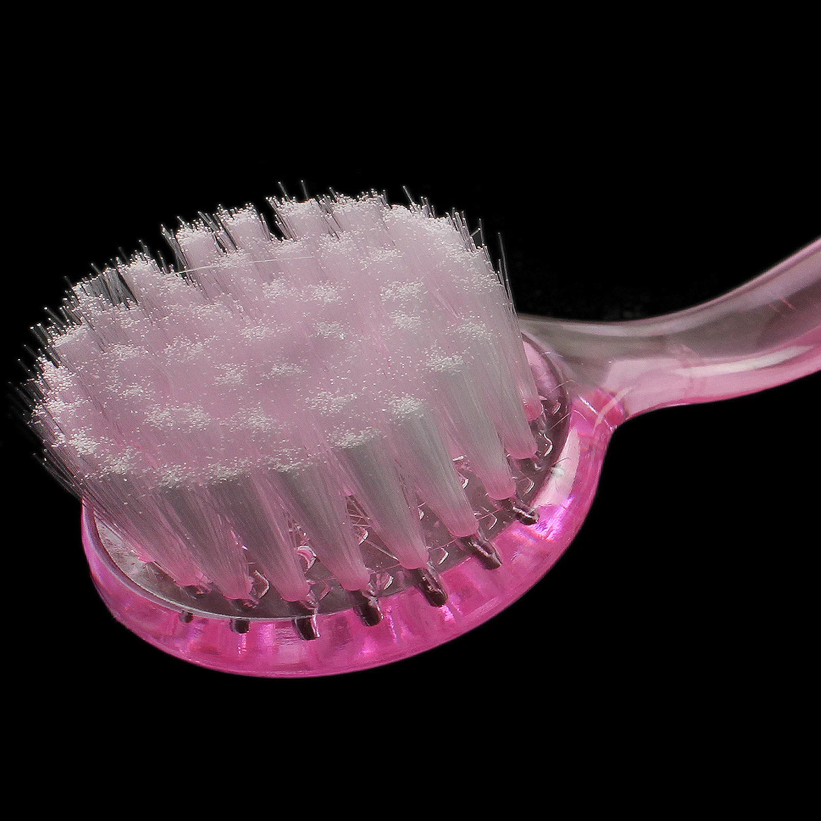 1 шт. пластиковая Профессиональная щетка для очистки ногтей от пыли с крышкой