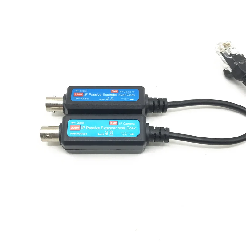 ESCAM 1 канальный пассивный IP удлинитель по коаксиальному кабелю передающий сигнал