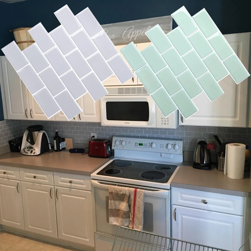 1 шт. стикер на стену самоклеящийся 3D плитка DIY Кухня Ванная комната Домашний