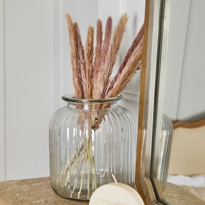 

Wedding Flowers Pampas Grass Large Size Fluffy for Home Christmas Decor Natural Plants White Dried Flower 20pcs