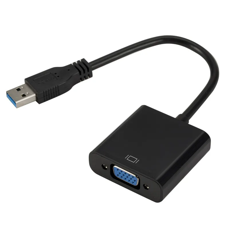 

ANPWOO USB3.0 TO VGA Adapter Cable USB To VGA External Graphics Card Supports XP/WIN7/8 HD Conversion