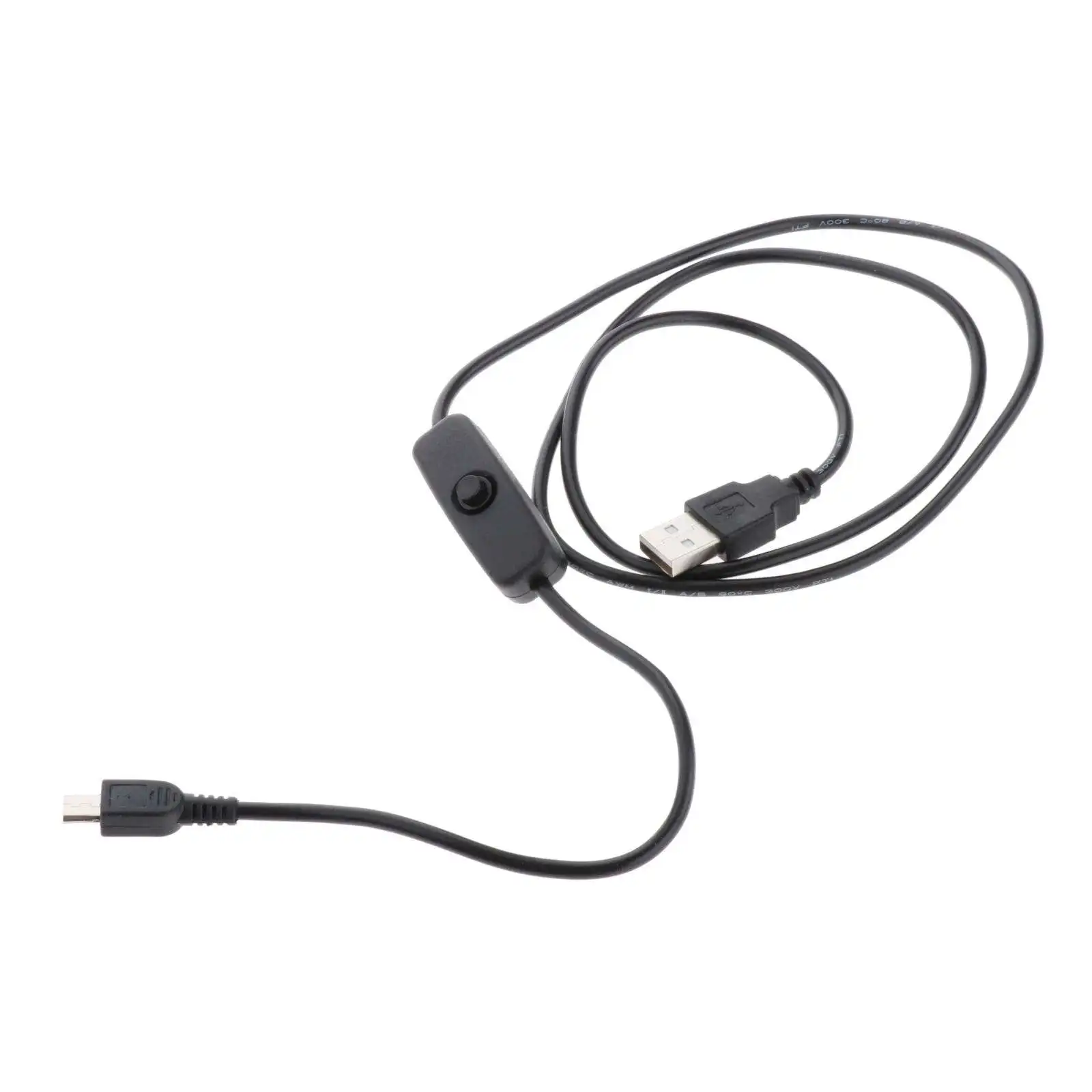 Кабель питания USB для Raspberry Pi 3 Micro 5P с выключателем 501 светодиодные ленты