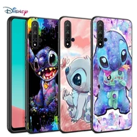 Black Soft Cover Lilo Stitch Cartoon For Huawei Nova Pro Phone Case