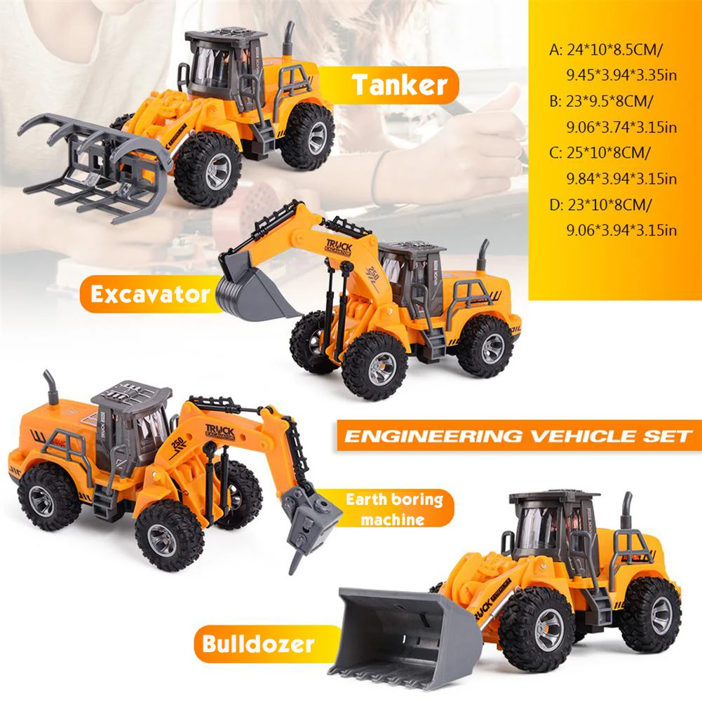 Новая игрушка RC Truck с дистанционным управлением буровая машина для детей кран бульдозер экскаватор на дистанционном управлении электрическая Строительная игрушка