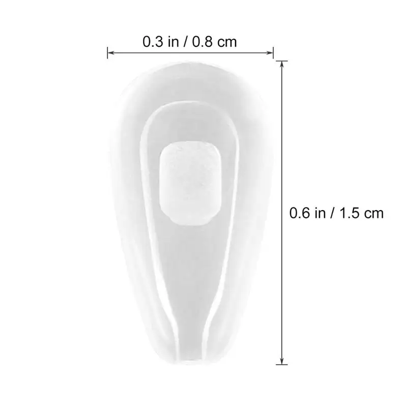 10 пар очков носоупоры силиконовые для Нескользящие аксессуары очков|Аксессуары