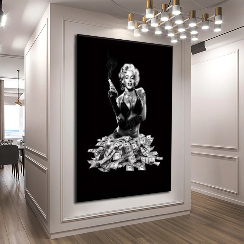 

Cuadros Marilyn Monroe Movie Star Posters Pictures HD Canvas Wall Art Home Decor Paintings Living Room Decoration Accessories