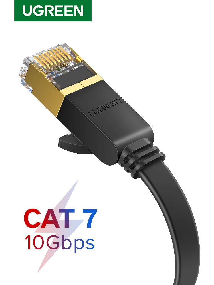 Ethernet кабель UGREEN Cat7 RJ45 Lan Кабель UTP RJ 45 сетевой для Cat6 совместимый патч корд модема