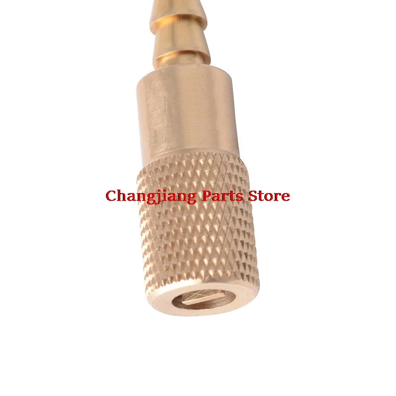 

1PC 6mm Tyre Wheel Tire Air Chuck Inflator Pump Valve Car Clip Clamp Connector Adapter dropshipping Auto Brass