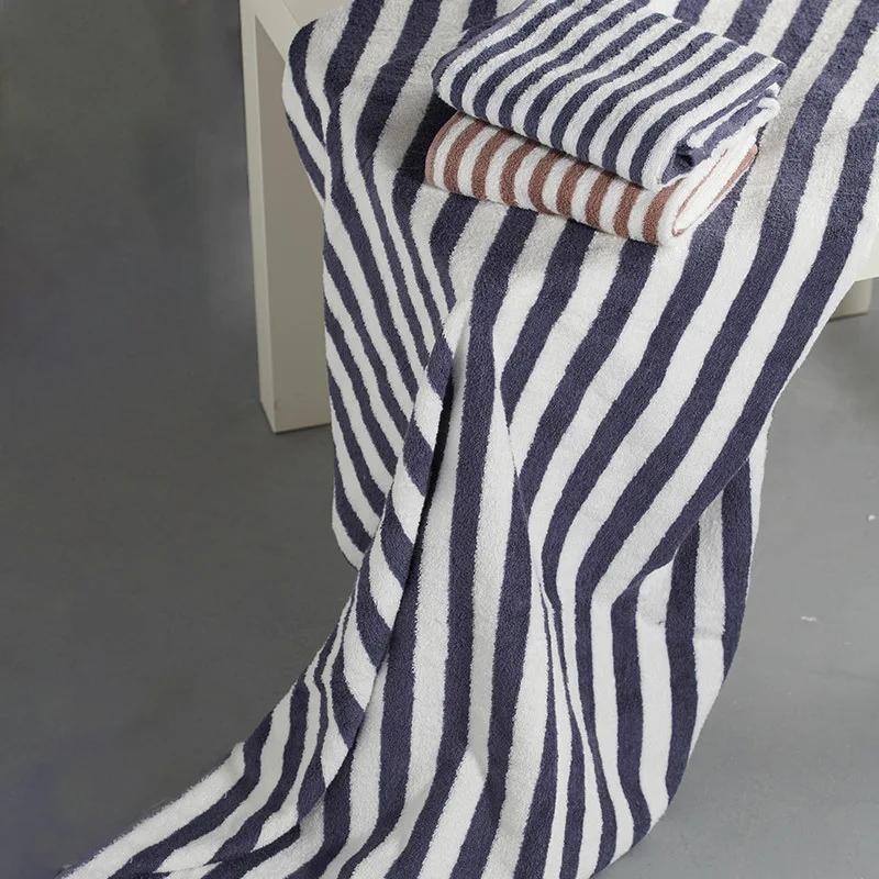 Длинное шерстяное хлопковое банное полотенце NarwalDate ультравпитывающее плотное