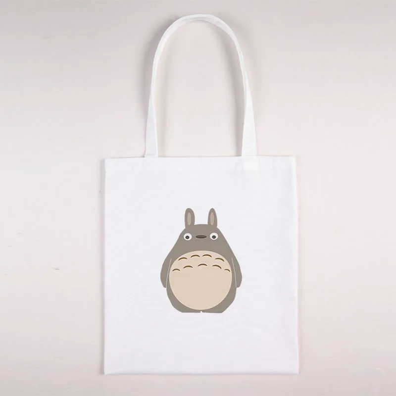 

Miyazaki Hayao Women's Handbags Shoulder Bags for Spirited Away Shopper With Anime Canvas Bag Female Cosmetic Luxury Handbag