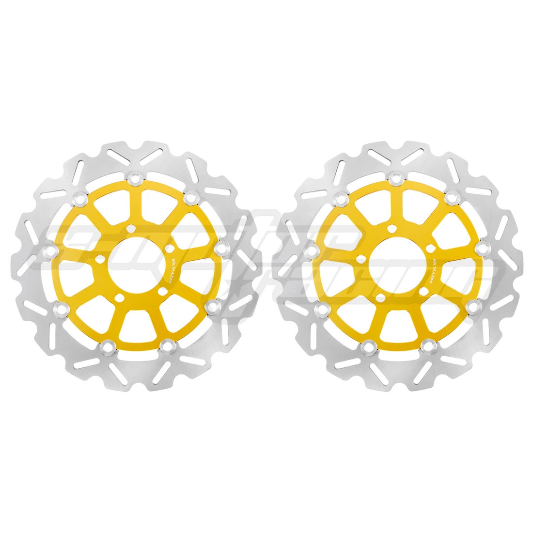 

Motorcycle Front Floating Brake Discs Rotors For Suzuki SV1000 2003-2007 DL650 2004-2006 DL1000 2002-2010 Gold 310mm