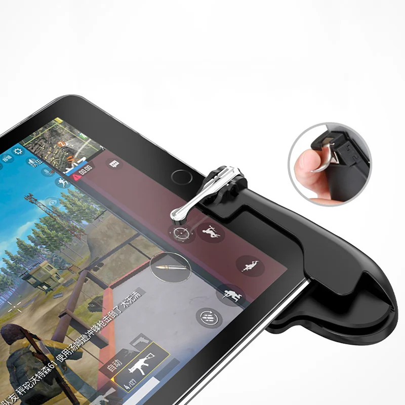 Профессиональный планшет игровой курок кнопка огня для IOS захват ручка Aim Key L1R1