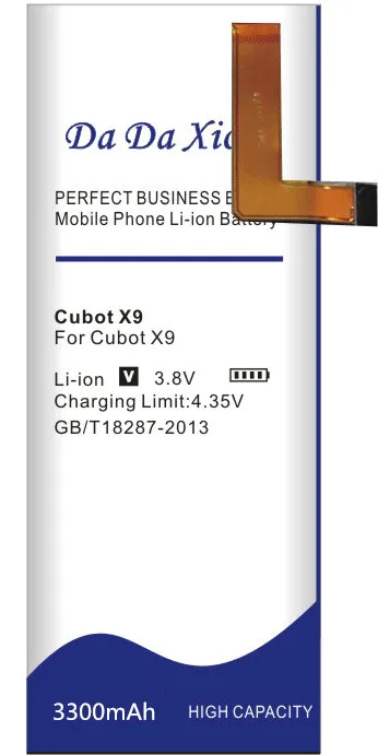 Аккумулятор Da Xiong 3300 мАч CUBOT X9 для телефона X9|cubot x9 battery|battery for cubot x9battery |