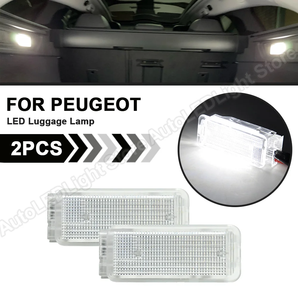 2 предмета в комплекте для Peugeot 1007 206 207 306 307 308 3008 406 407 5008 607 806 807 светодиодный ног