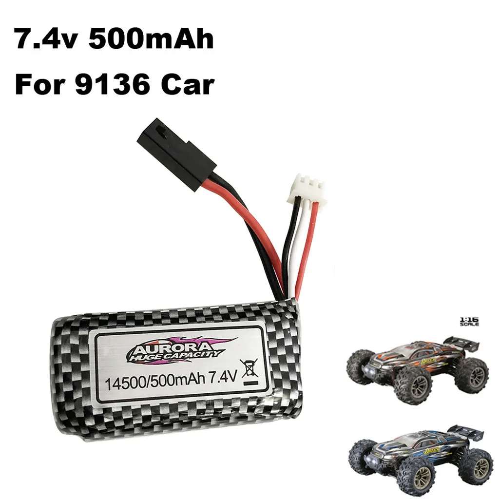 7 4 v 500mah перезаряжаемый литий ионный аккумулятор 1/16 9136 автомобиль 4wd аксессуары