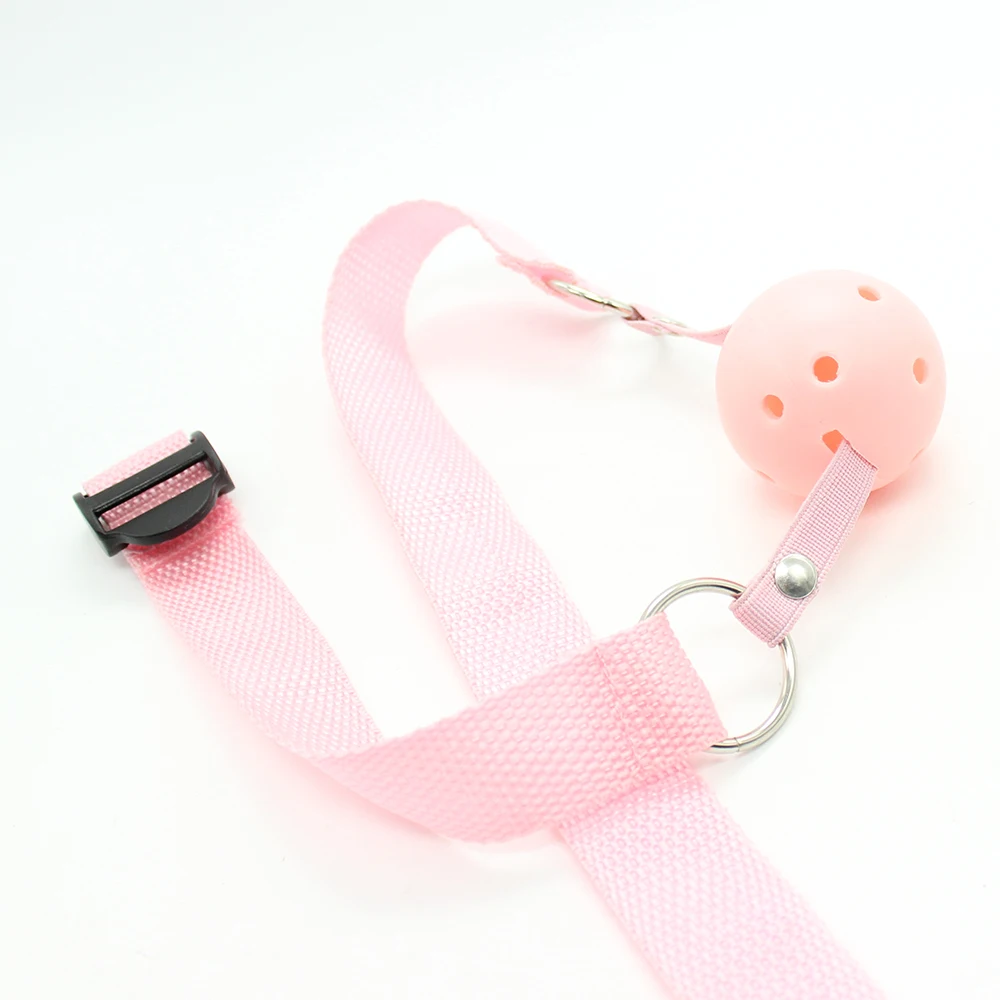 NylonSex бондаж игры для взрослых с открытым ртом кляп мяч фиксации орального секса