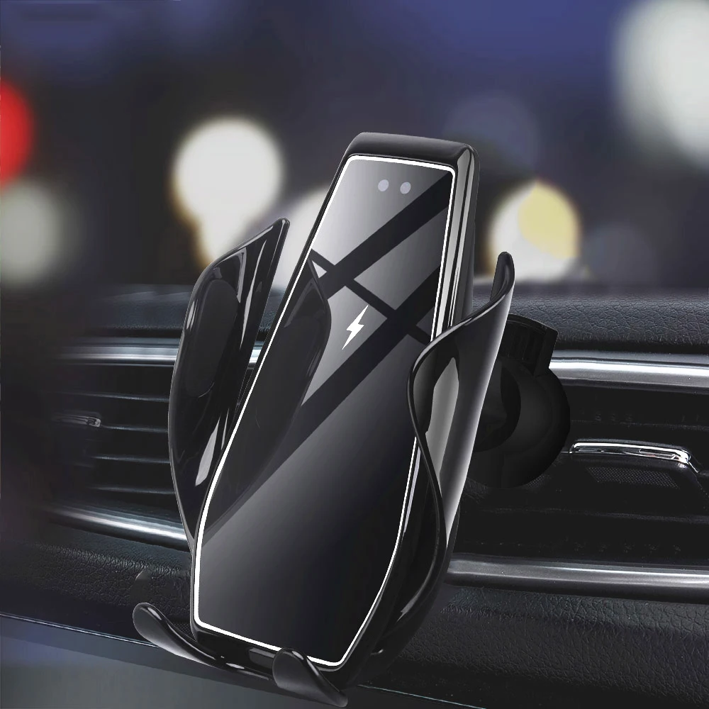 

Car Wireless Charger Is Suitable For IPhone 12 11 XS XR X 8 Samsung S20 S10 Xiaomi 15W Mobile Phone Charging Stand