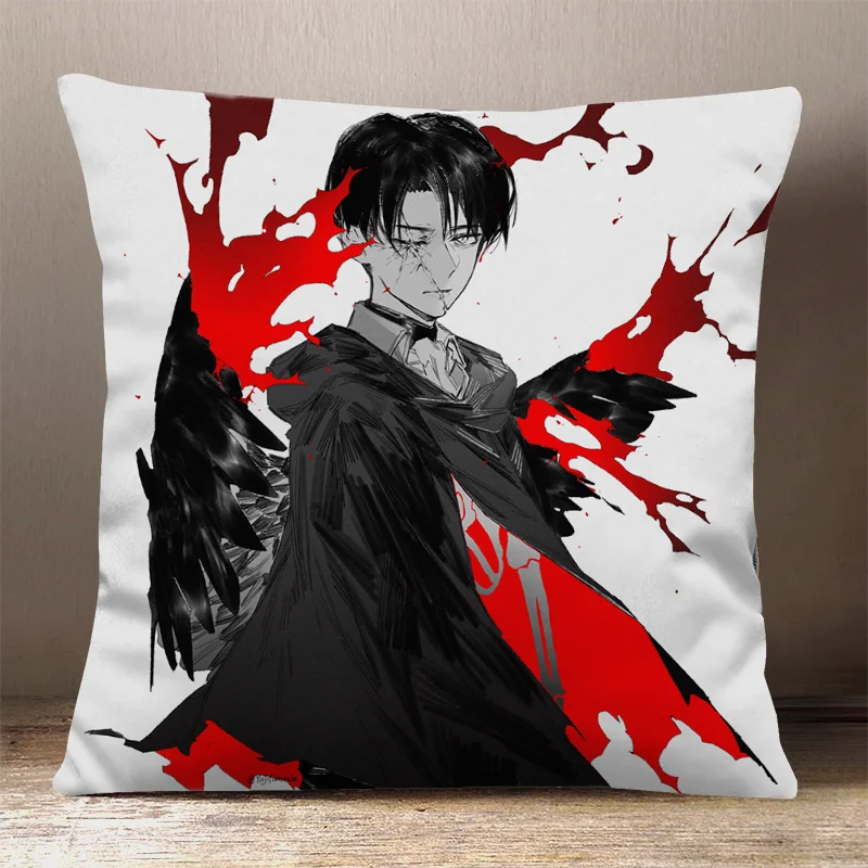 Аниме игра атака на Титанов Levi · Ackerman квадратная диванная Подушка Siesta Dakimakura Safa