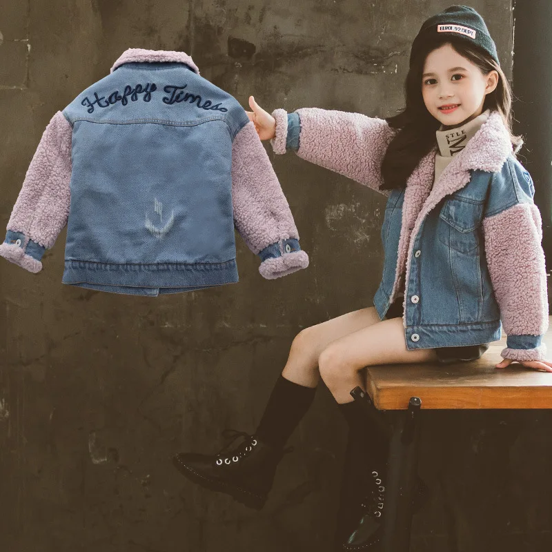 New 2020 Children Outerwear Jackets Winter Autumn Warm Coats for Kids Baby Turn-down Collar 3 6 810 12Years Clothes | Детская одежда и