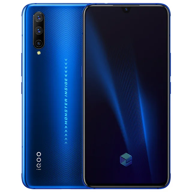 Le Mans Blue Vivo iQOO Pro смартфон Snapdragon855 Plus 4500 мАч 44 Вт 6,4" экран 48MP камера 12 Гб 128 Гб мобильный телефон - Цвет: Le Mans Blue