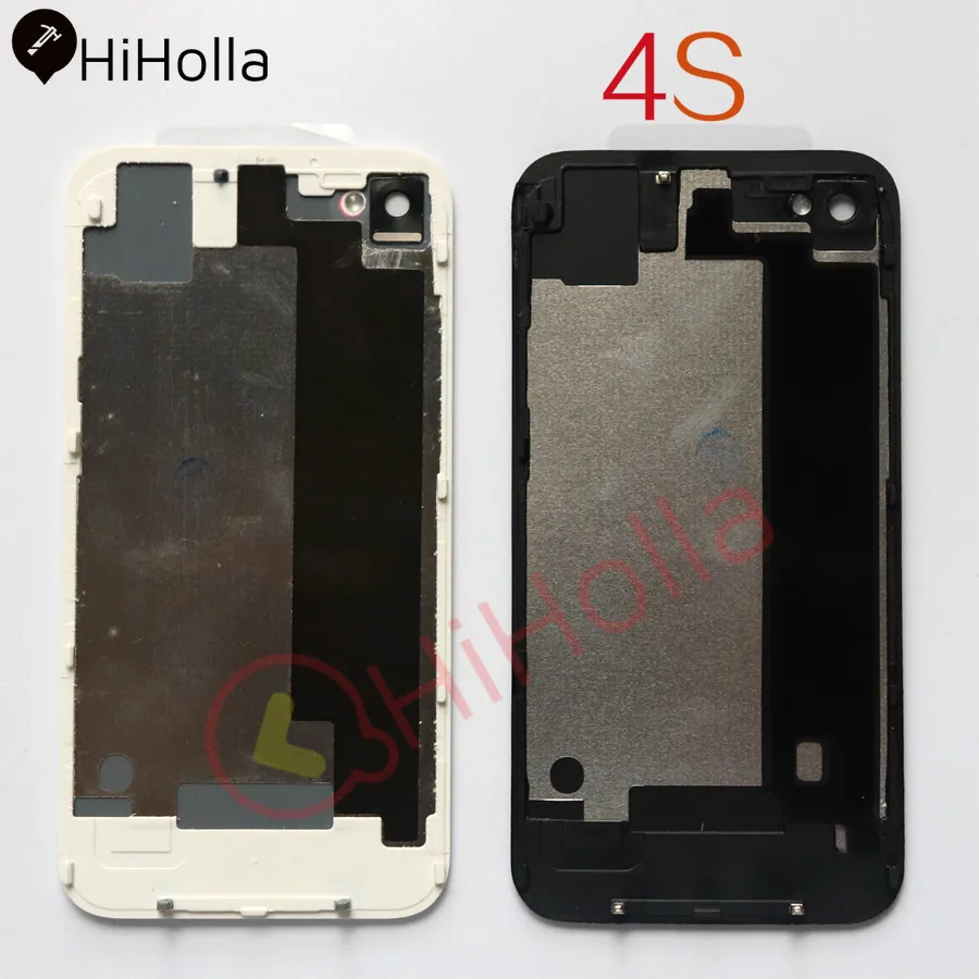

For Apple iPhone 4S Back Battery Cover Housing Rear Battery Glass Door Panel Case For iPhone 4S Back Housing Replacement Parts