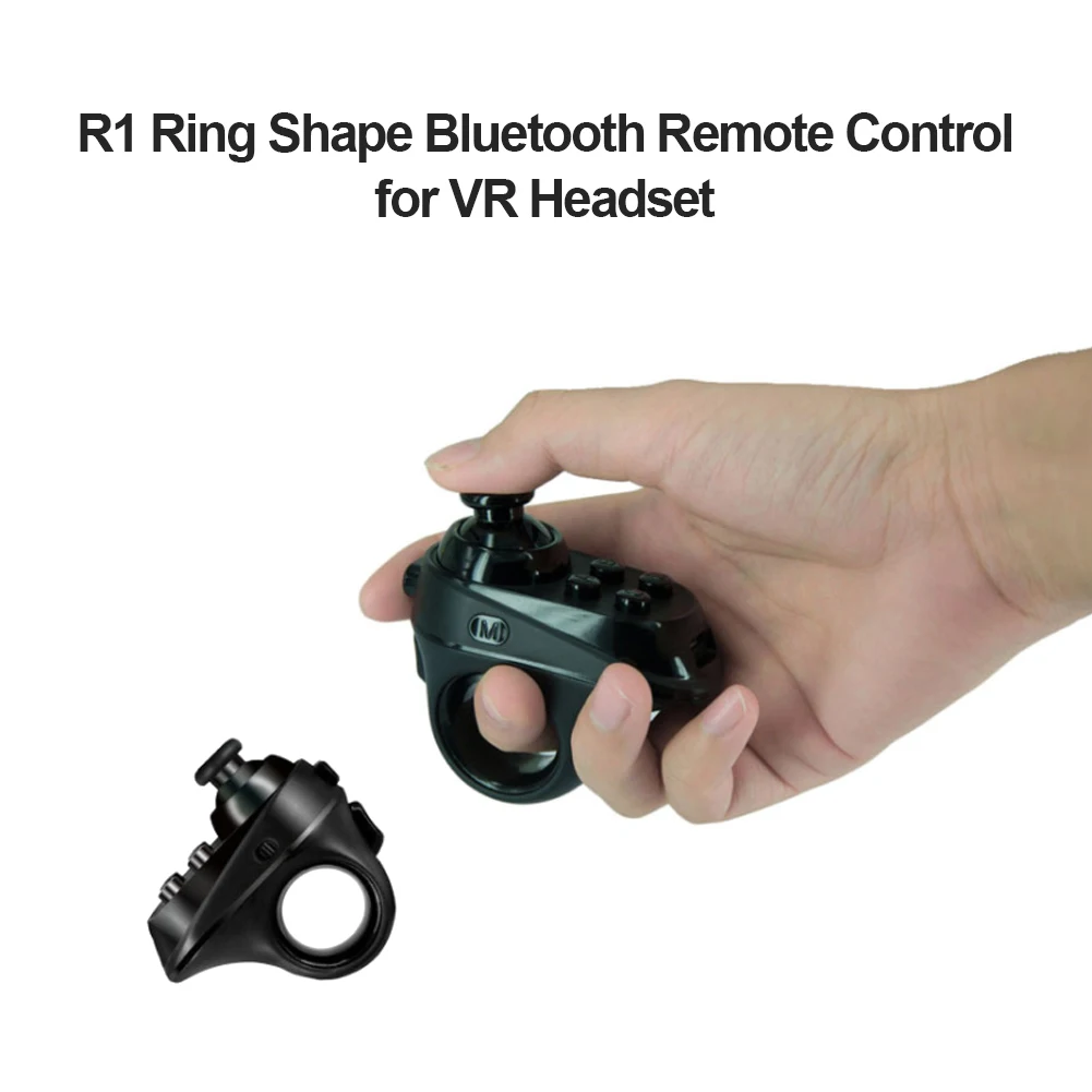 

VODOOL R1 Ring Shape Game Controller VR Remote Controller Wireless Gamepad for iPhone Android Phone Gamepad Joystick