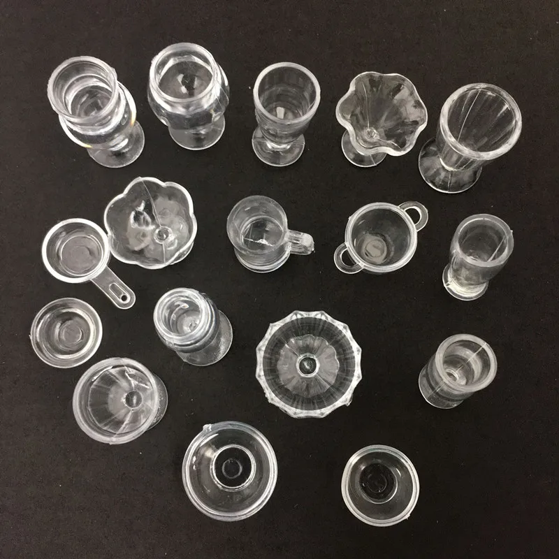 Тарелка чашка миска столовая посуда набор для кукольного домика Миниатюрная