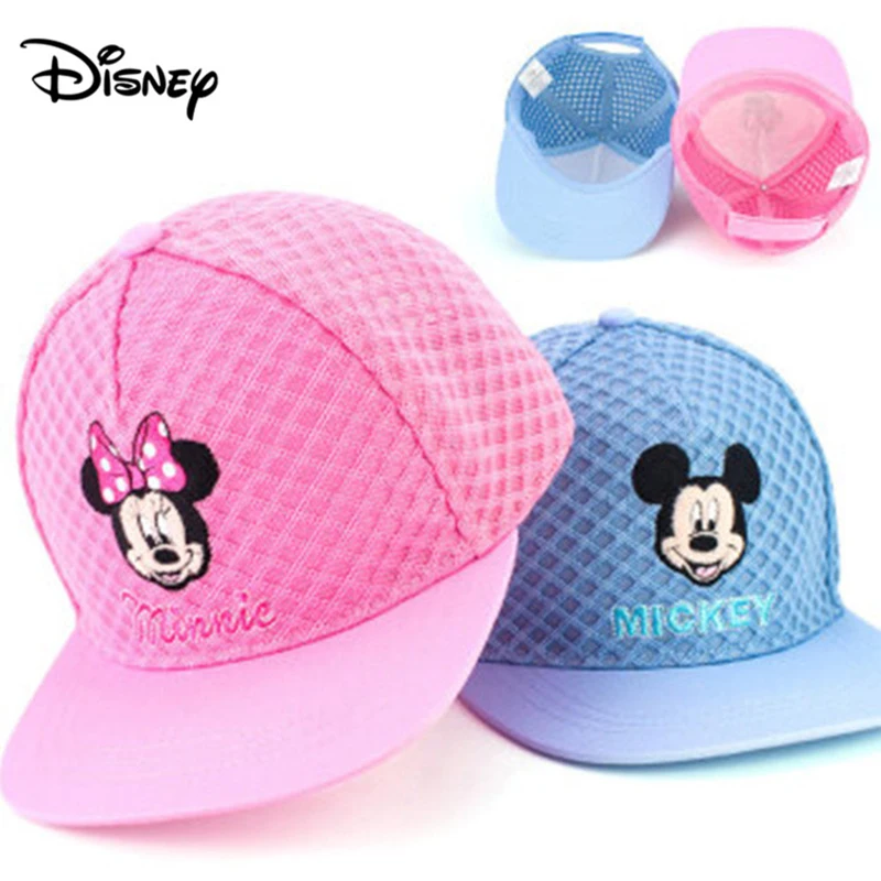Disney Mickey Minnie Baseball Cap Children's Hat Spring Boys Girls Sun Baby | Детская одежда и обувь