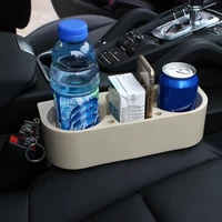 universal auto car seat seam drink cup holder phone bottle storage organizer