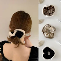 cygjfc woman vintage plush scruchie women hair accessories ponytail holders rubber band hair tie ring elastic hairband headwear